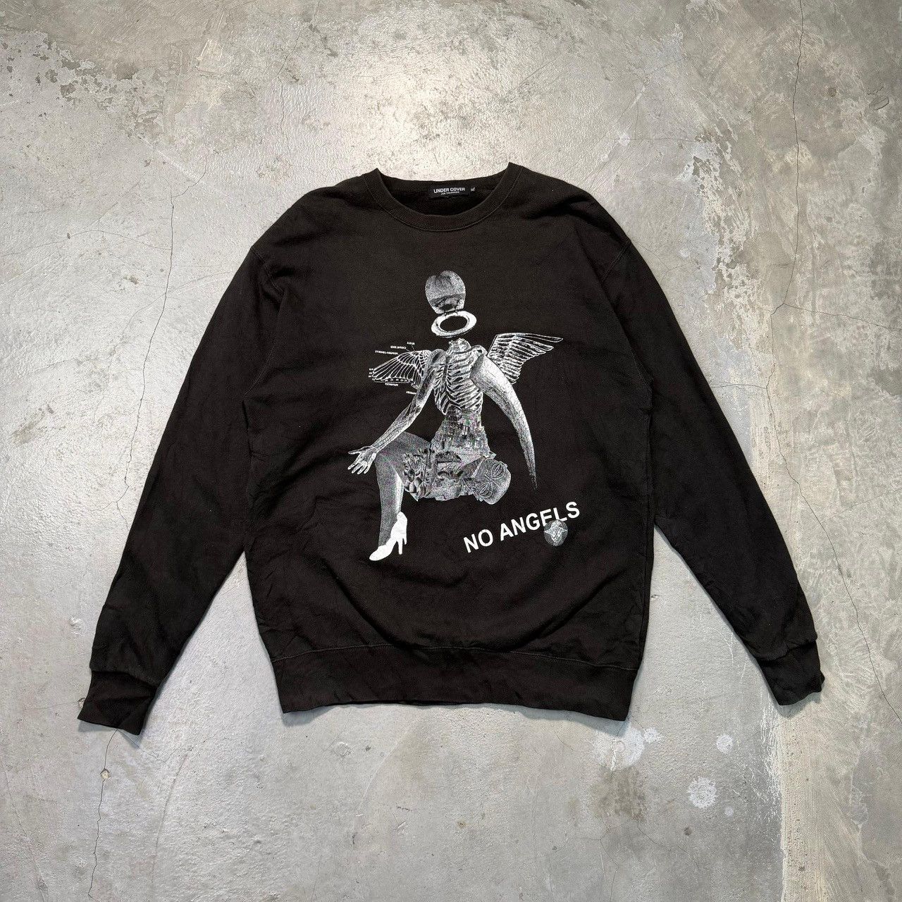 Undercover Vintage UNDERCOVER "No Angels" Sweatshirt Size US XL / EU 56 / 4 - 1 Thumbnail