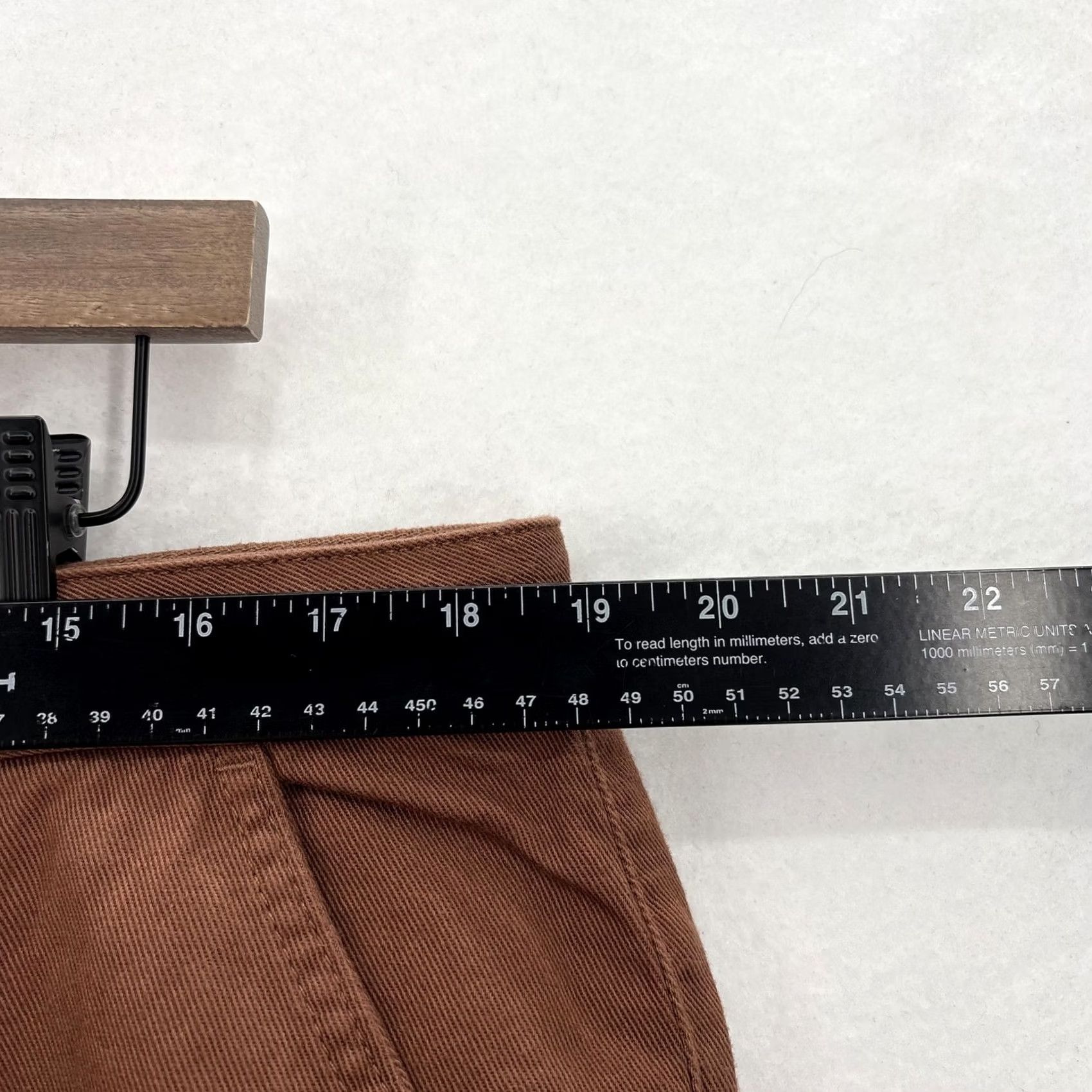 Quince Quince Pants Womens 16 Rust Organic Stretch Cotton Twill Straight Cropped Leg Casual Workwear Mens? Size 38" / US 16 / IT 52 - 7 Thumbnail