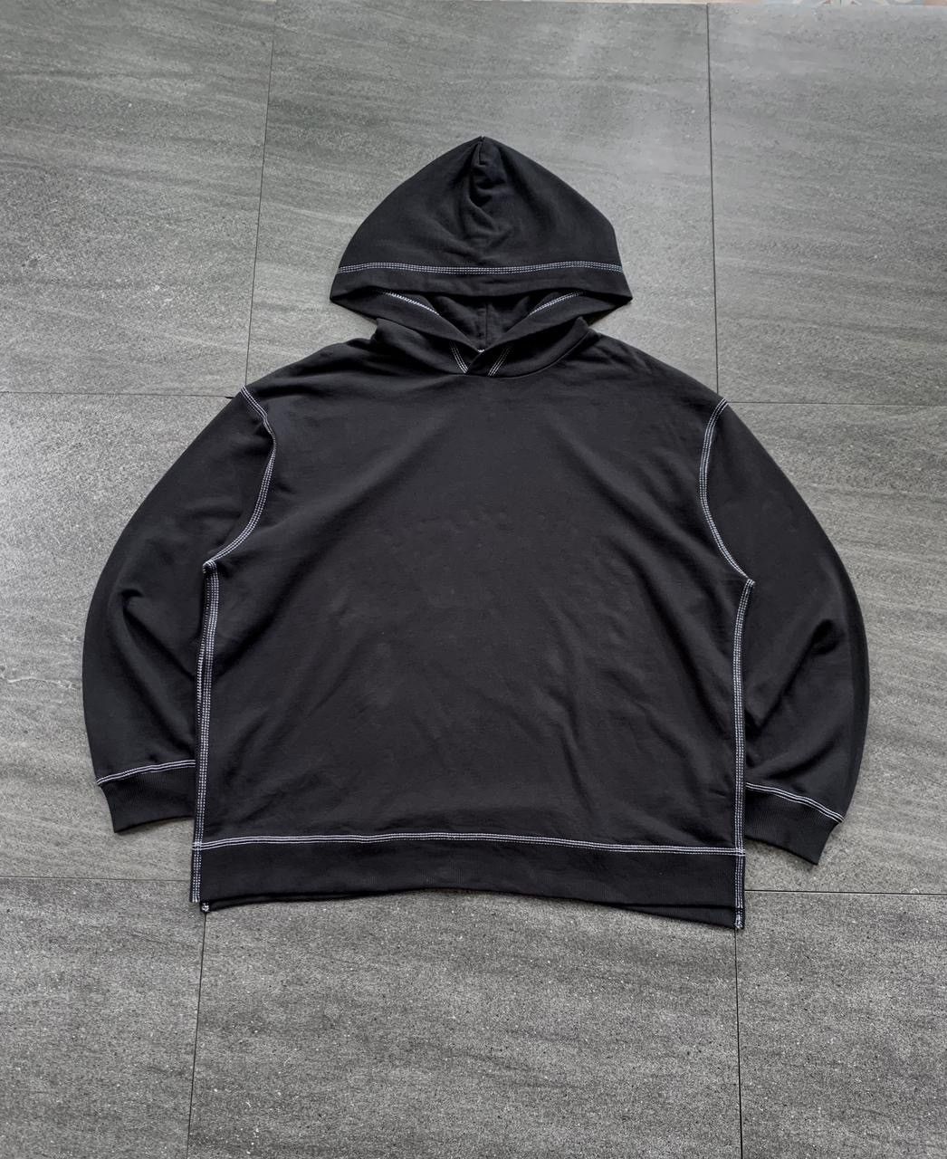 Maison Margiela FREE TAX! MM6 Contrast Stitching Side Cut Hoodie Size US L / EU 52-54 / 3 - 1 Thumbnail