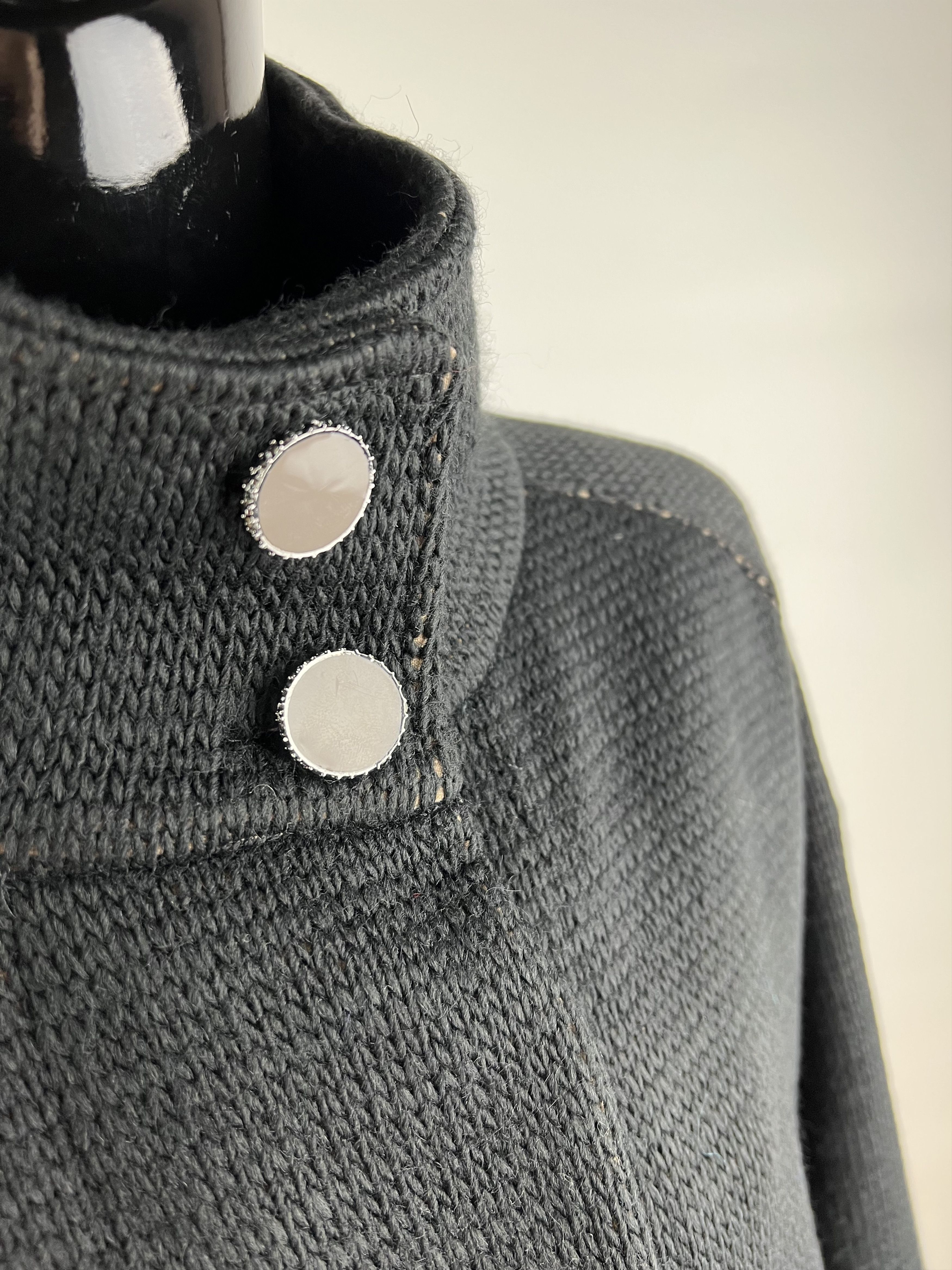 Other Etiqueta Negra Black Wool Jacket Size 44 Size M / US 6-8 / IT 42-44 - 6 Thumbnail