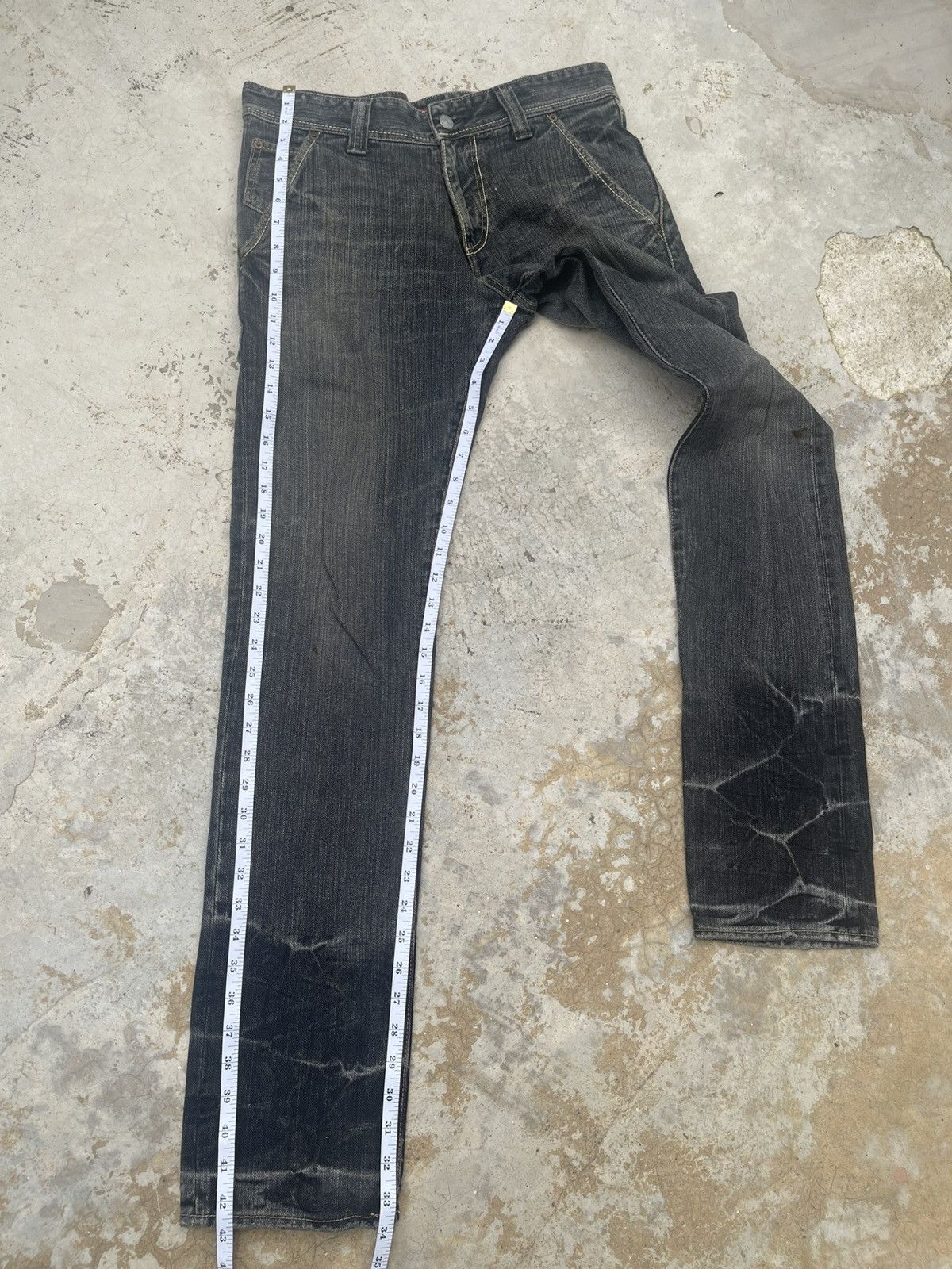 Johnbull Johnbull Kojima Japan Faded Black denim Size US 30 / EU 46 - 17 Thumbnail