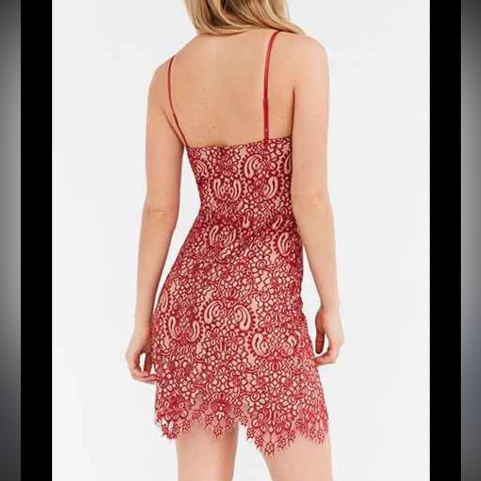 For Love & Lemons For Love & Lemons Vika Mini Dress - Size Small - Red Size S / US 4 / IT 40 - 1 Thumbnail