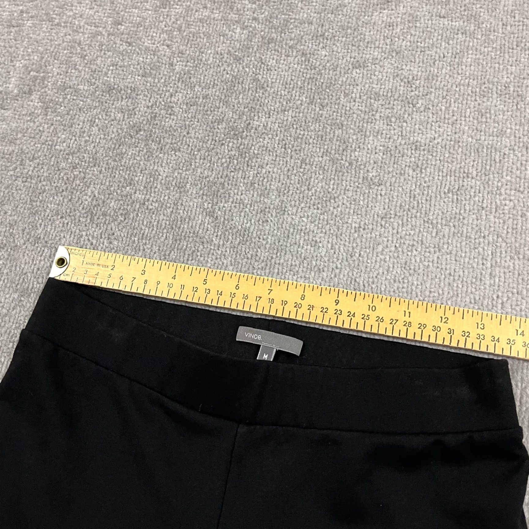 Vince Vince Pants Womens Medium / 31" Black Skinny Compression Stretch Pull On Office Size 32" / US 10 / IT 46 - 5 Thumbnail