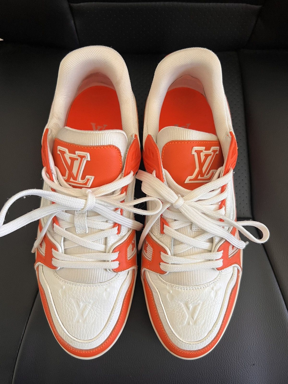 Louis Vuitton Louis Vuitton LV trainers orange ss20 - Size 7 (LV) Size US 7 / EU 40 - 3 Thumbnail