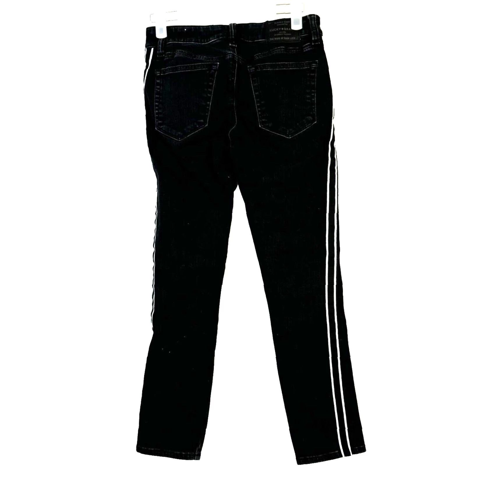 Lucky Brand Lucky Brand Lolita Skinny Jeans Women's 0/25 Black Denim Low Rise Ankle 5-Pocket Stretch Size 25" / US 0 / IT 36 - 2 Thumbnail