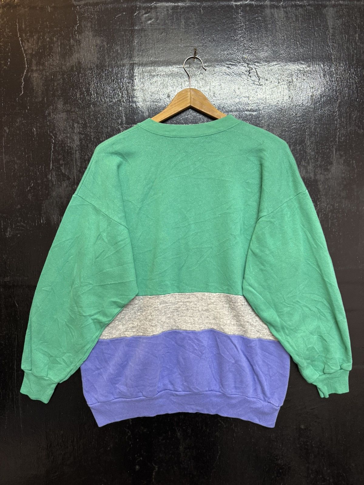 Vintage Vintage Stripe sweatshirt 70s Size US L / EU 52-54 / 3 - 2 Thumbnail