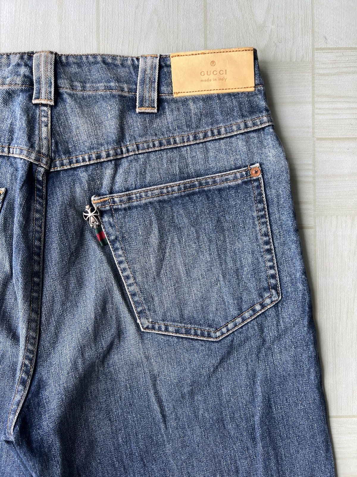 Gucci Vintage Gucci Tom Ford Super Flare Levis 646 517 Denim Jeans Size US 32 / EU 48 - 4 Thumbnail