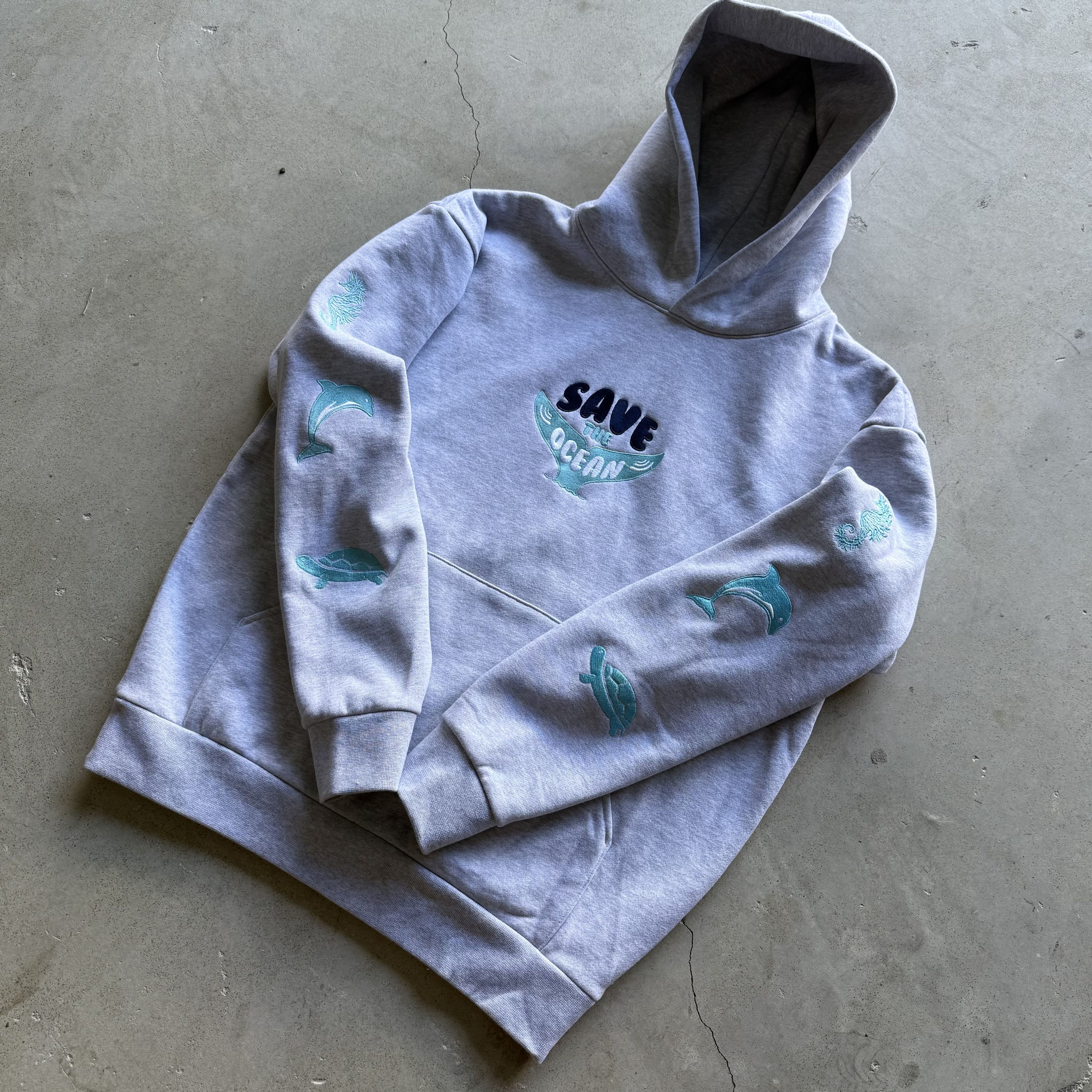 Other Save the Ocean Hoodie Embroidered Size US XL / EU 56 / 4 - 1 Thumbnail