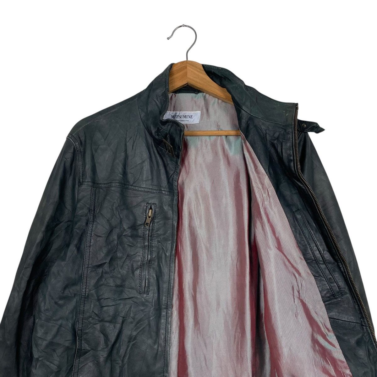 Japanese Brand Japanese Brand Mitsumine Motorcycle Biker Leather Jacket Size US S / EU 44-46 / 1 - 12 Thumbnail