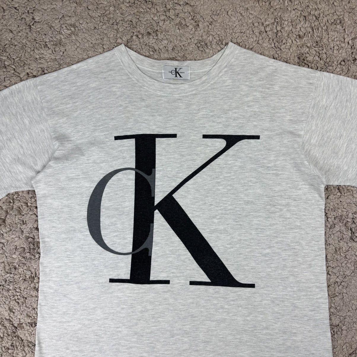 Calvin Klein Vintage Calvin Klein CK Big Logo T-shirt Size US L / EU 52-54 / 3 - 5 Thumbnail