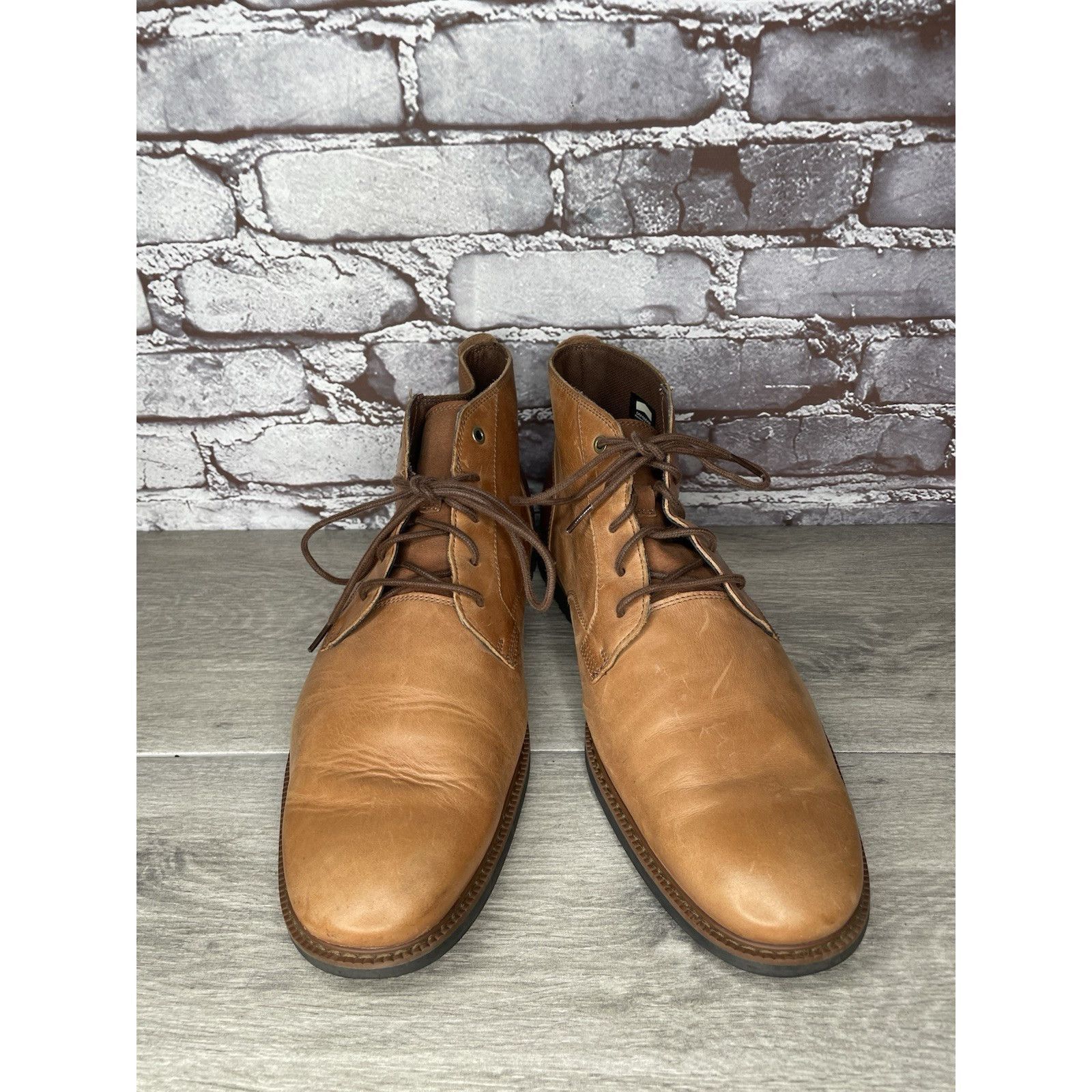 Timberland Timberland Lafayette Park Brown Leather Chukka Lace Up Boots Size US 12 / EU 45 - 3 Thumbnail