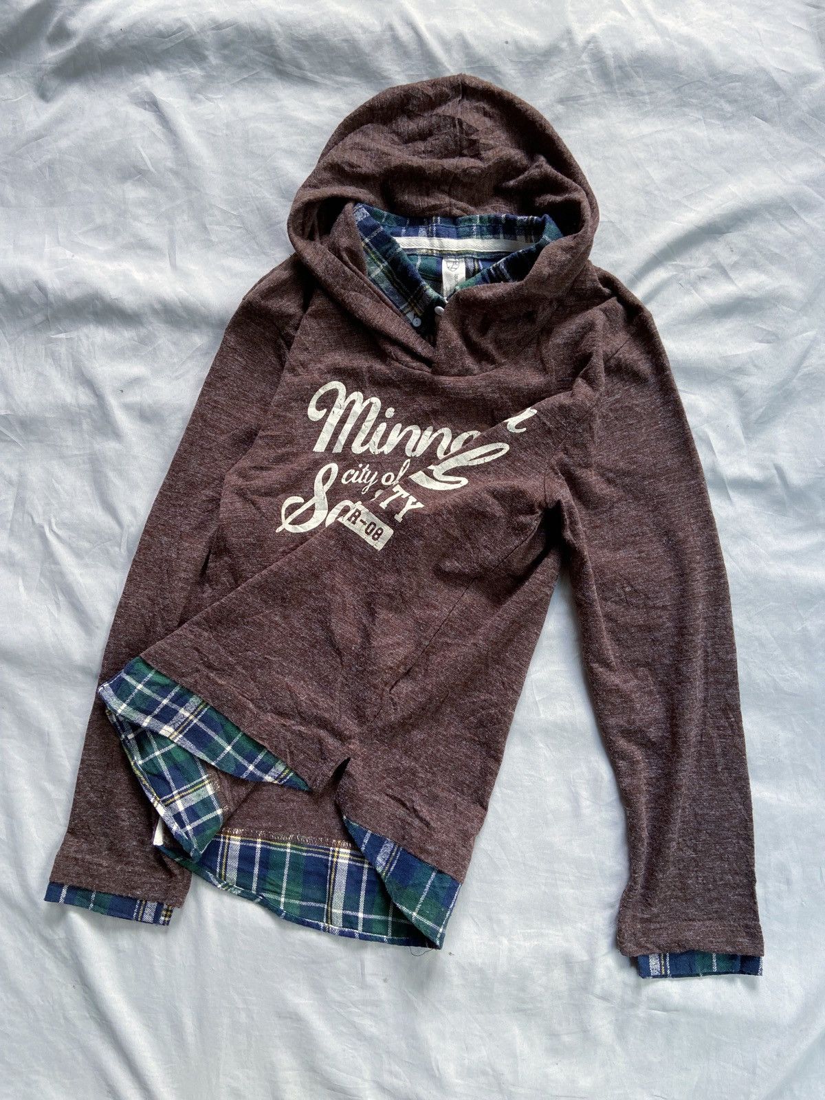 Japanese Brand DOUBLE LAYER LAUNCHING PAD CASUAL STYLE HOODIE Size US M / EU 48-50 / 2 - 2 Thumbnail