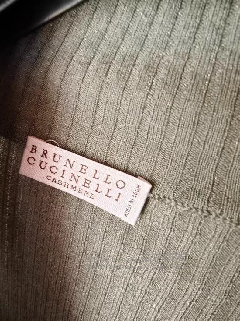 Brunello Cucinelli Brunello Cucinelli Fine Sparkle Knit Top Size M / US 6-8 / IT 42-44 - 6 Thumbnail