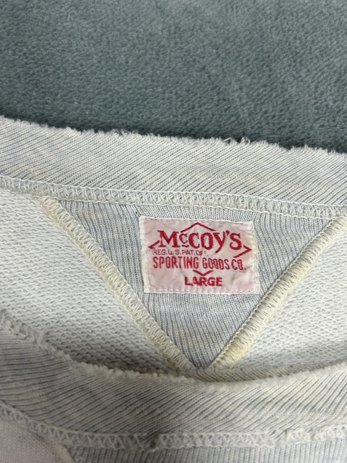 The Real McCoy's Vintage Distressed Real Mccoy’s Crewneck Sweatshirt Size US L / EU 52-54 / 3 - 7 Thumbnail