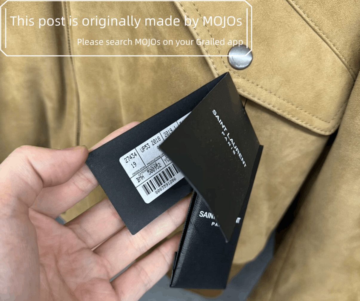 Saint Laurent Paris Sz 48 Saint Laurent Paris Suede Jacket mojos973216 Size US M / EU 48-50 / 2 - 3 Thumbnail