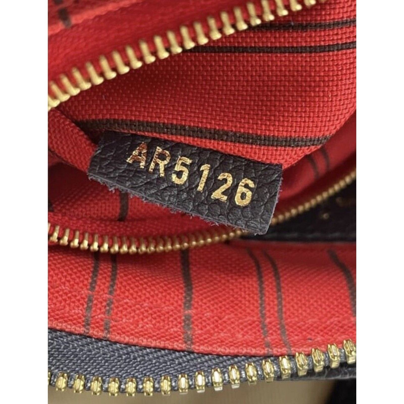 Louis Vuitton Louis Vuitton Speedy 30 Marine Rouge Empreinte Size ONE SIZE - 12 Thumbnail