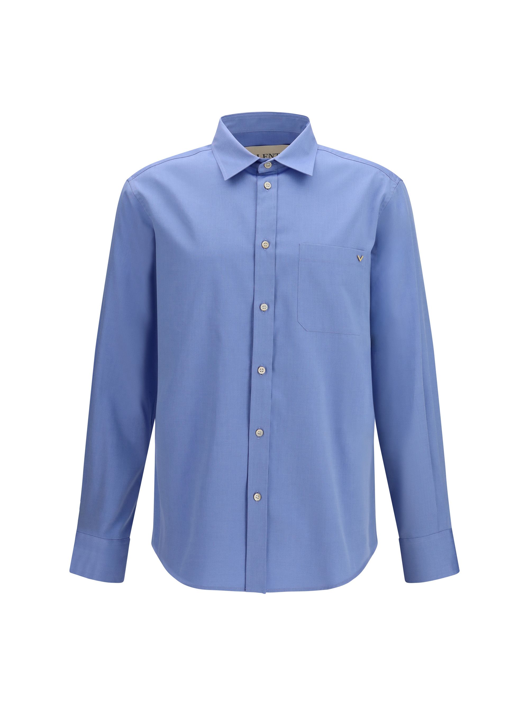 Valentino Lightweight cotton Shirt with VGold Size US L / EU 52-54 / 3 - 1 Thumbnail