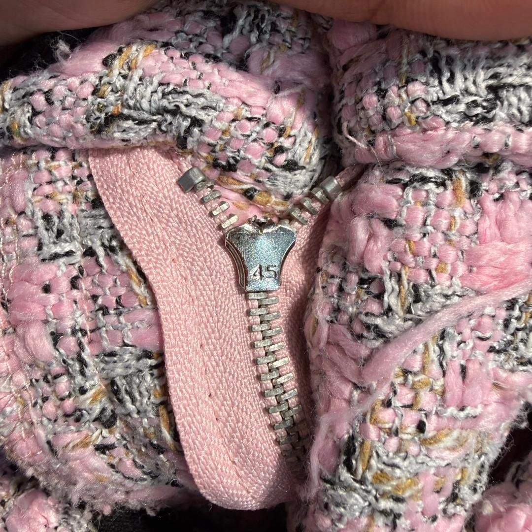 Drew House DREW HOUSE Boucle Tweed Pink White Pants Size US 28 / EU 44 - 7 Thumbnail