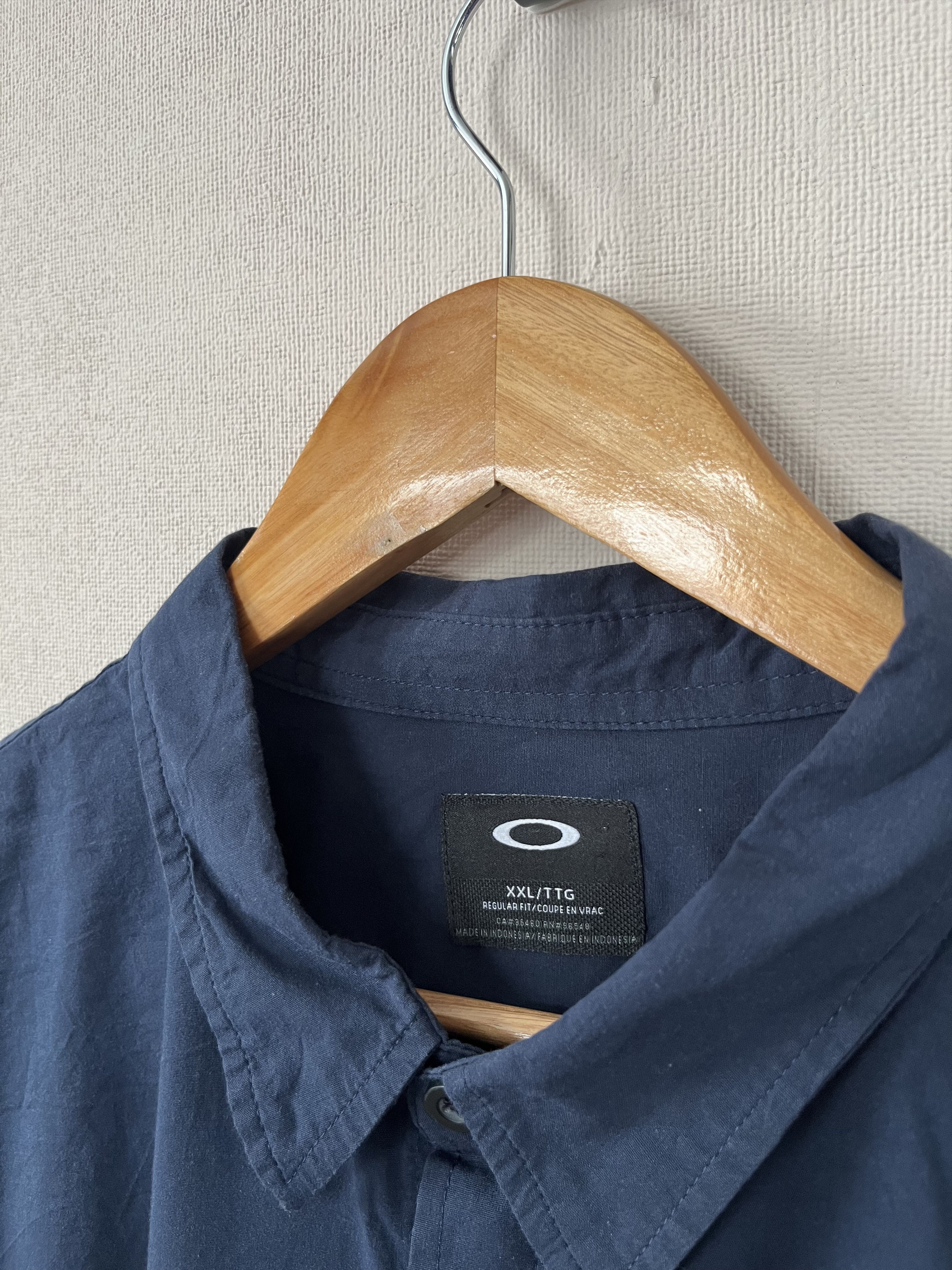 Oakley Oakley Shirt Long Sleeve Button Front Pocket Outdoor Stripe Size US XXL / EU 58 / 5 - 3 Thumbnail