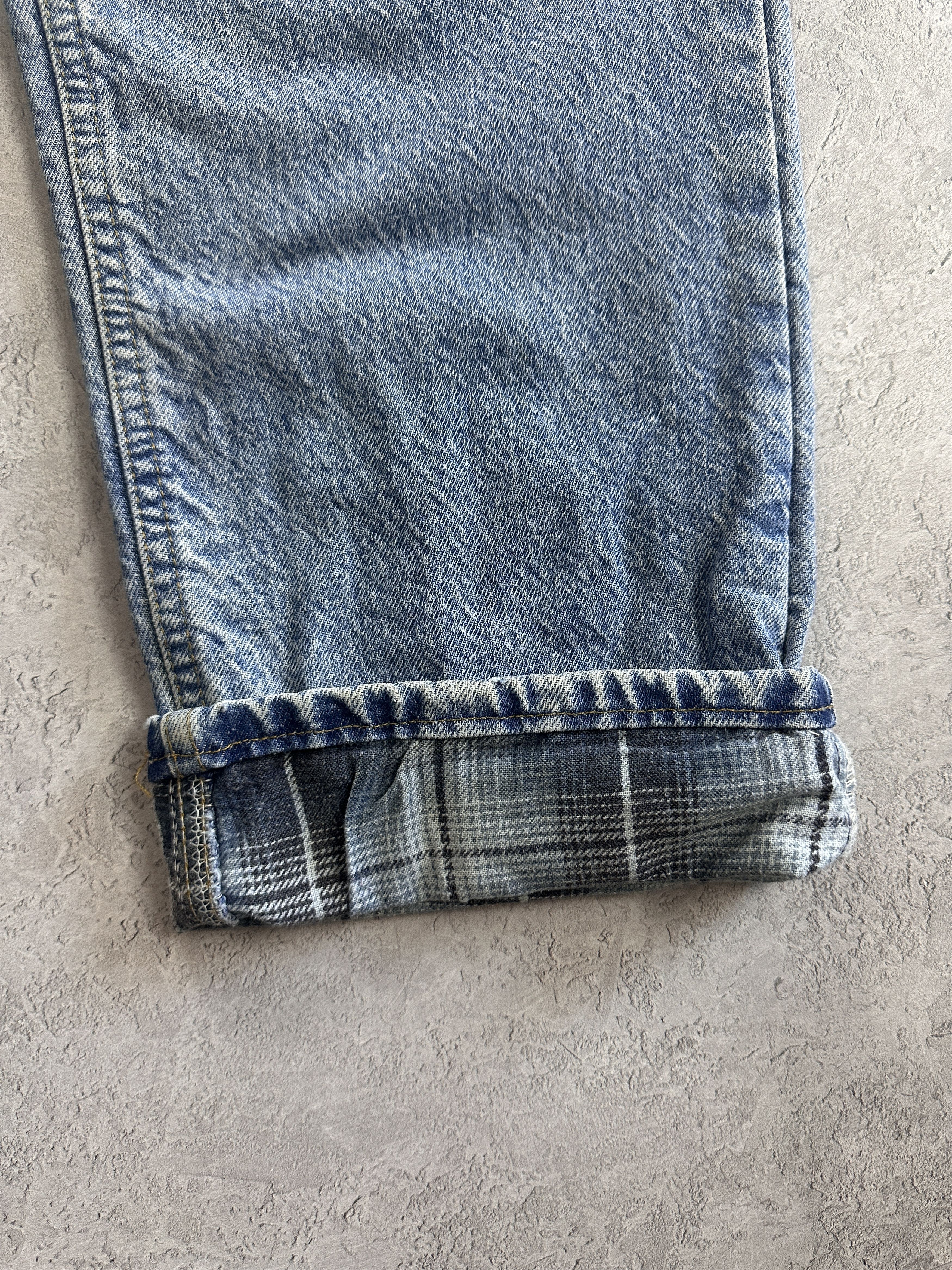 Carhartt × Vintage Vintage Carhartt Workwear Denim Flannel Lined Pant Size US 34 / EU 50 - 5 Thumbnail