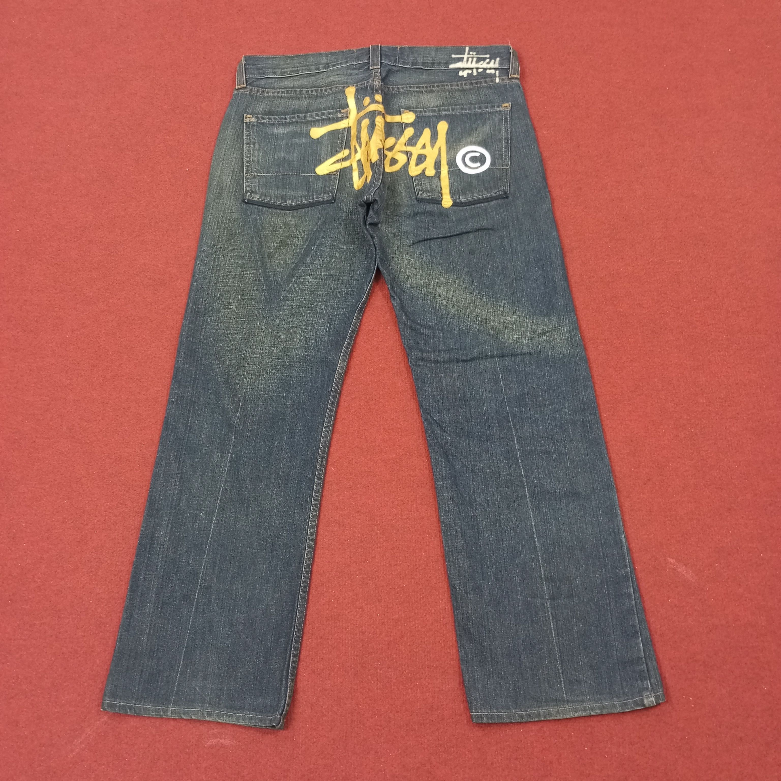Stussy Stussy New Classic Denim Jeans Size 34 Leopard SOLD