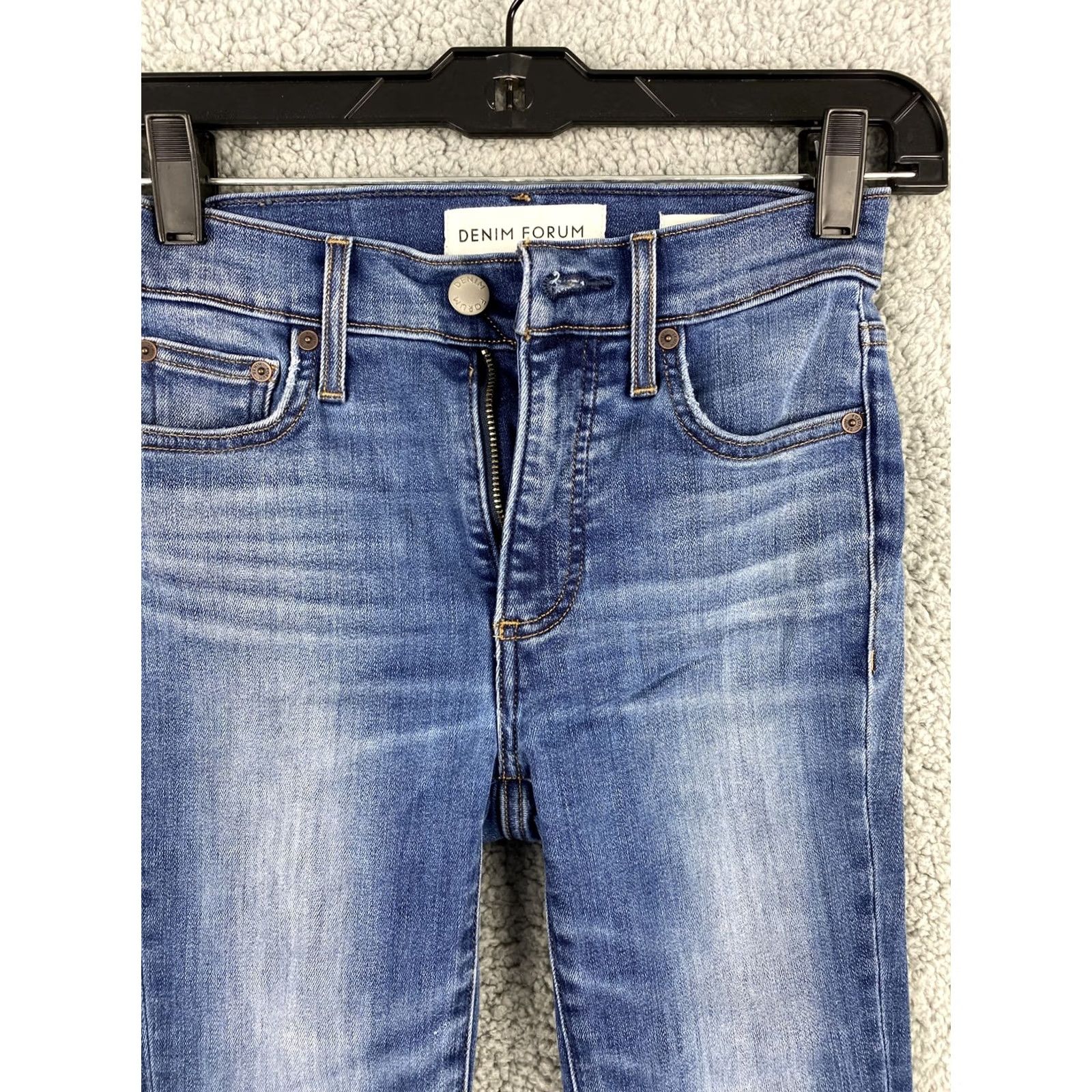 Denime Denim Forum Jeans Women’s Size 2 Skinny Ankle Mid Rise Stretch Blue 31-25 Size 26" / US 2 / IT 38 - 2 Thumbnail