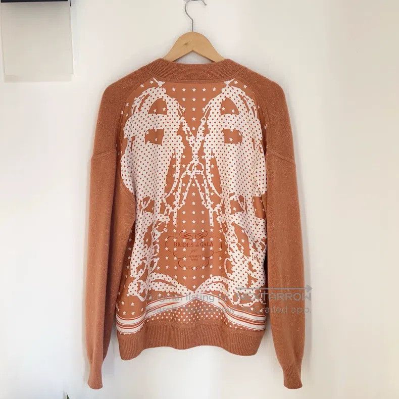 Hermes Hermes Wool silk cardigan spring and autumn outerwear Size XS / US 0-2 / IT 36-38 - 2 Thumbnail