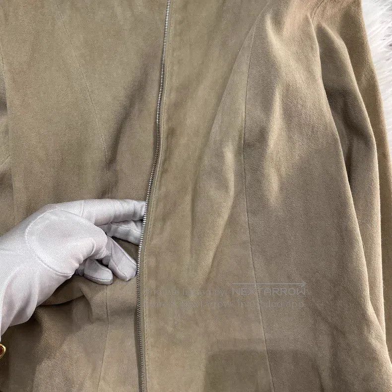 The Row The Row size 8 Khaki lambskin coat Size L / US 10 / IT 46 - 5 Thumbnail
