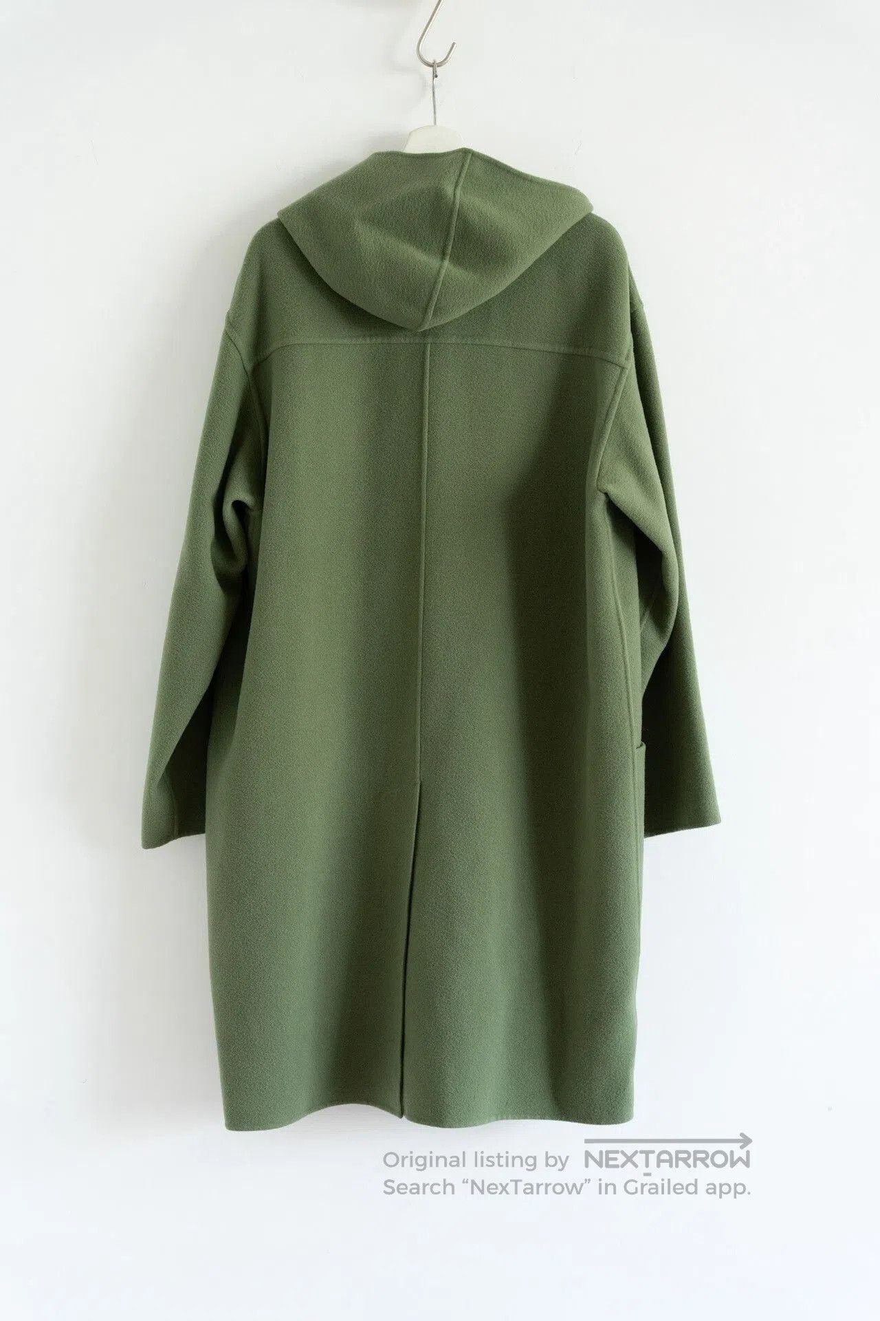 Auralee Auralee 22AW Grass Green Wool Hooded Coat. Size US XXL / EU 58 / 5 - 2 Thumbnail