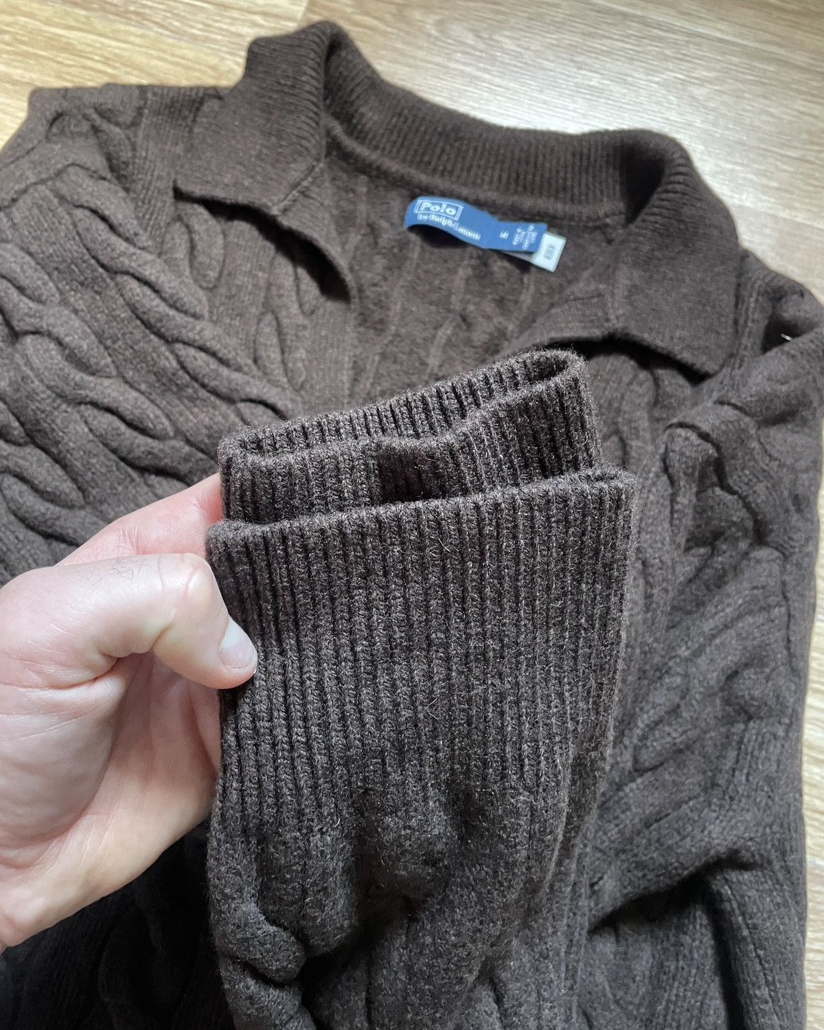 Polo Ralph Lauren Polo Ralph Lauren Women’s Cable-knit Wool-cashmere Sweater Size M / US 6-8 / IT 42-44 - 4 Thumbnail