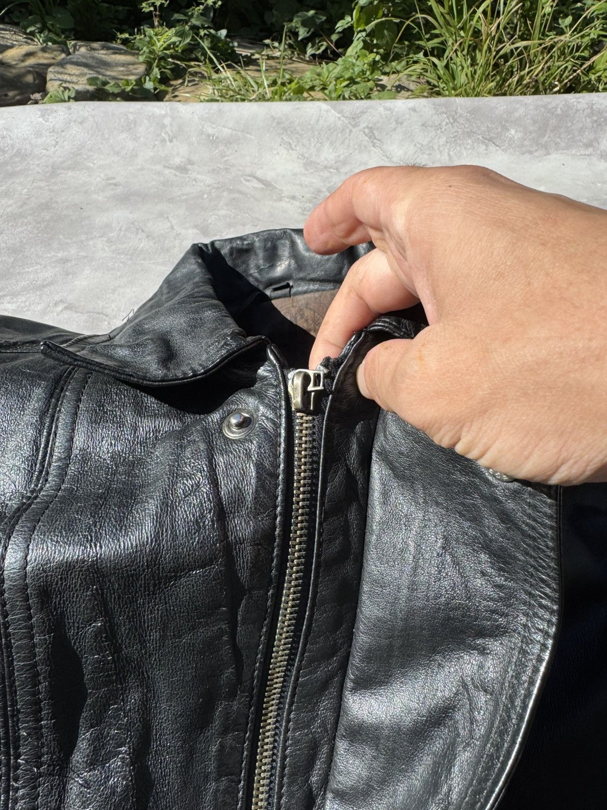 Leather Vintage Y2k Leather Jacket Size US M / EU 48-50 / 2 - 8 Thumbnail