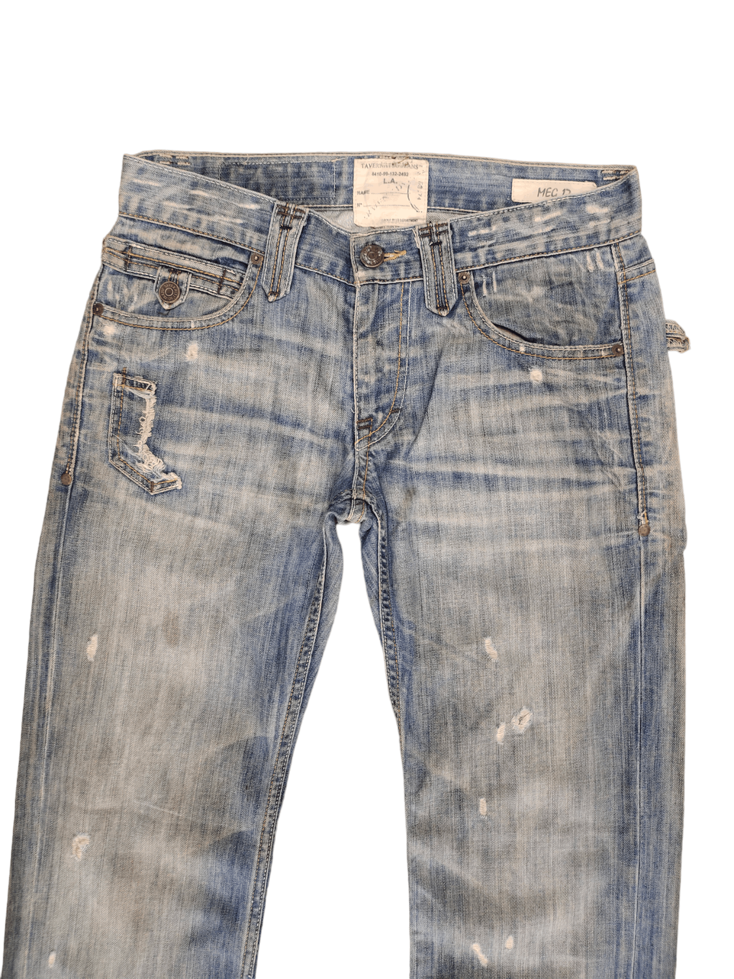 Taverniti Vintage Taverniti Jeans Distressed Faded Denim Jeans Size US 30 / EU 46 - 11 Thumbnail