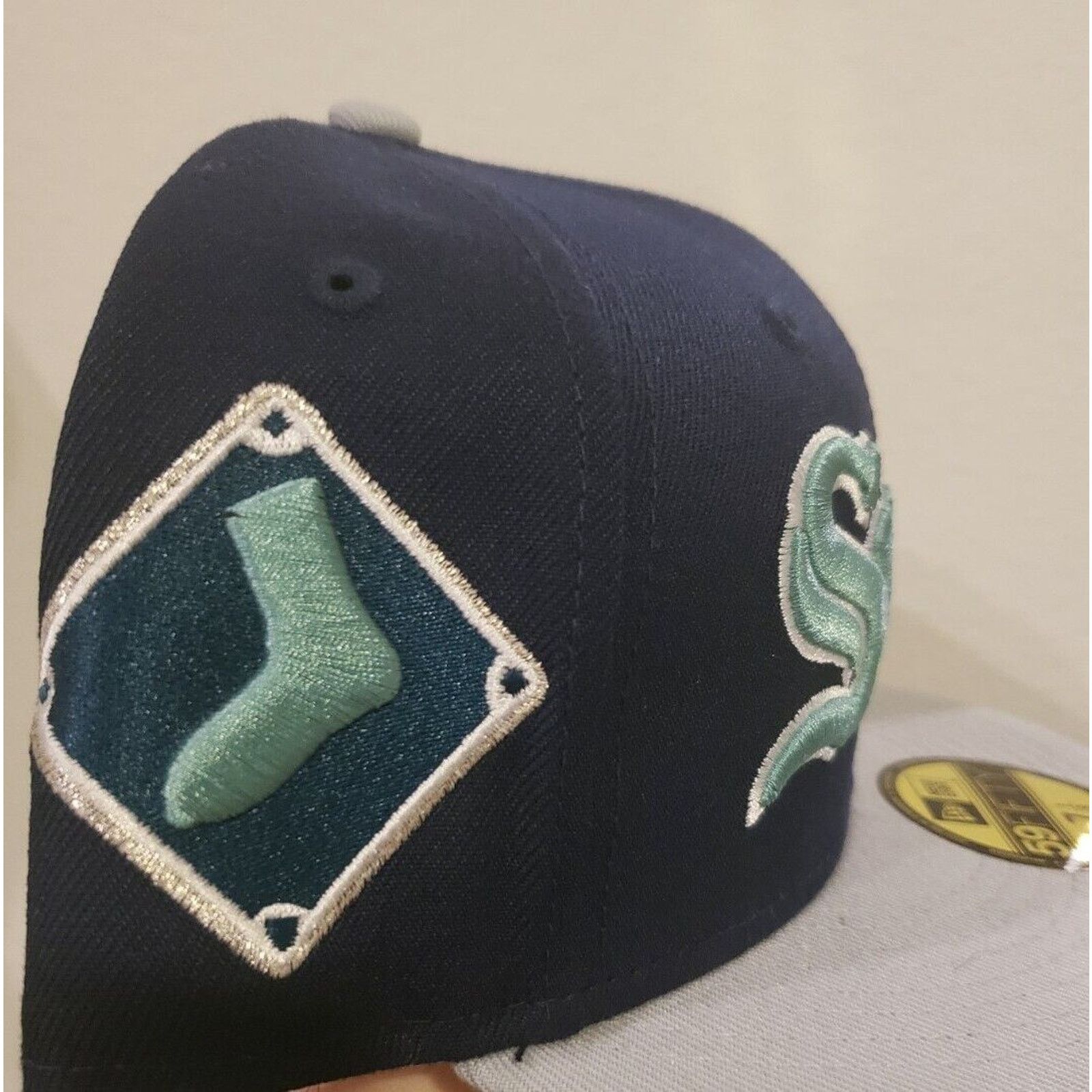 New Era Chicago White Sox Hat Southside 5950 Fitted 7 1/8 New Era Size ONE SIZE - 2 Thumbnail