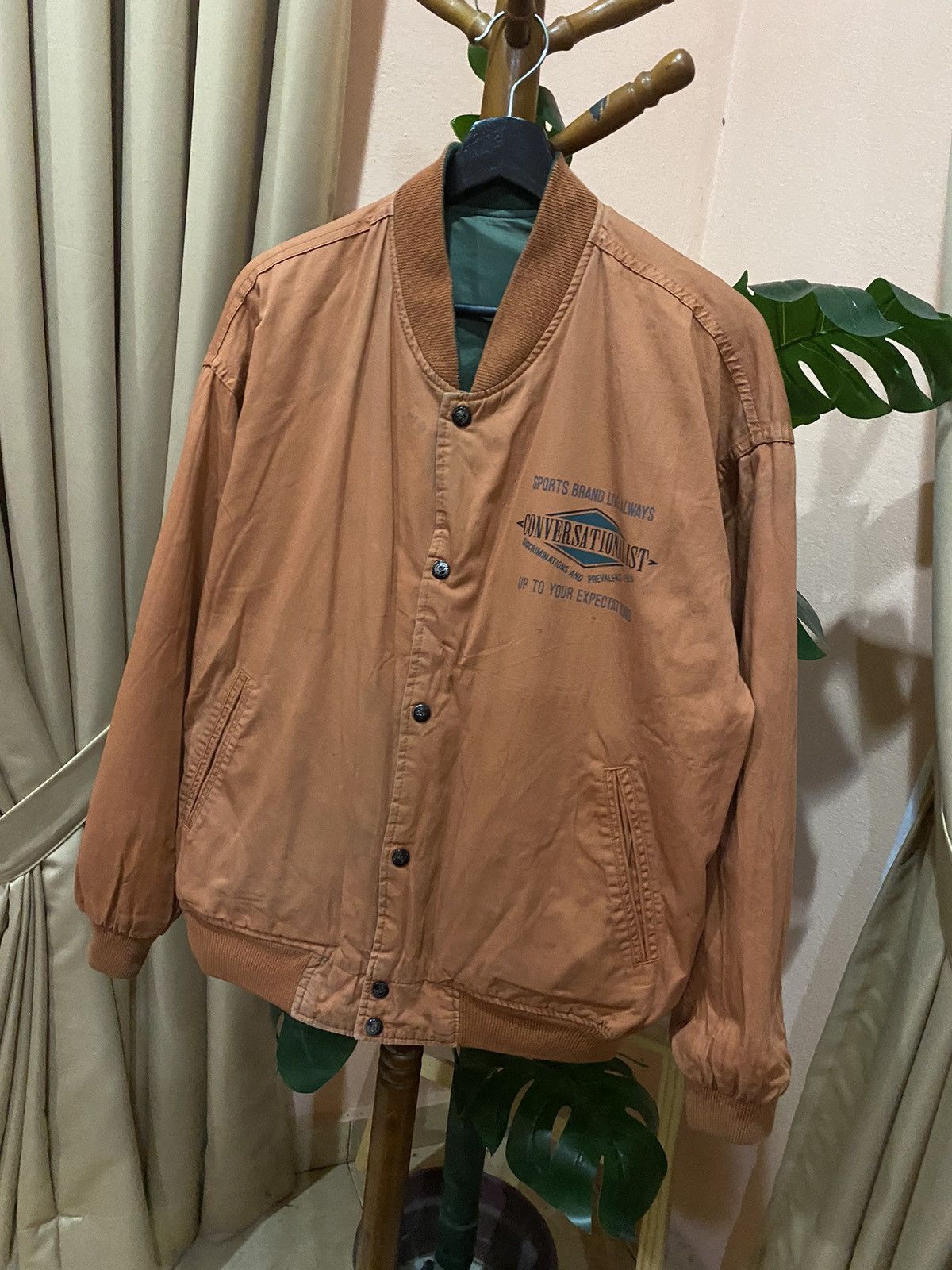 Other VINTAGE MACHOPE AVIATOR BOMBER VARSITY Size US L / EU 52-54 / 3 - 13 Thumbnail