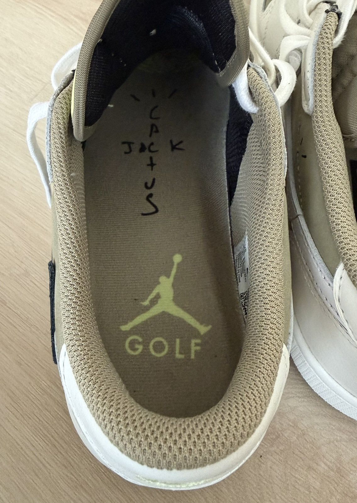 Jordan Brand × Travis Scott Travis Scott x Jordan 1 Retro Low Golf Neutral Olive Size US 10 / EU 43 - 15 Thumbnail