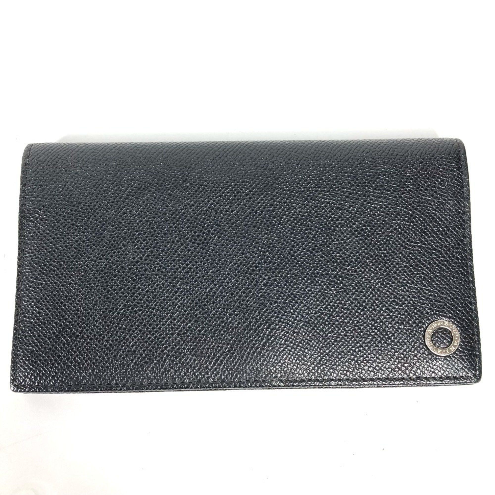 Bvlgari BVLGARI Bifold Long Wallet Leather Men's Black Size ONE SIZE - 1 Thumbnail
