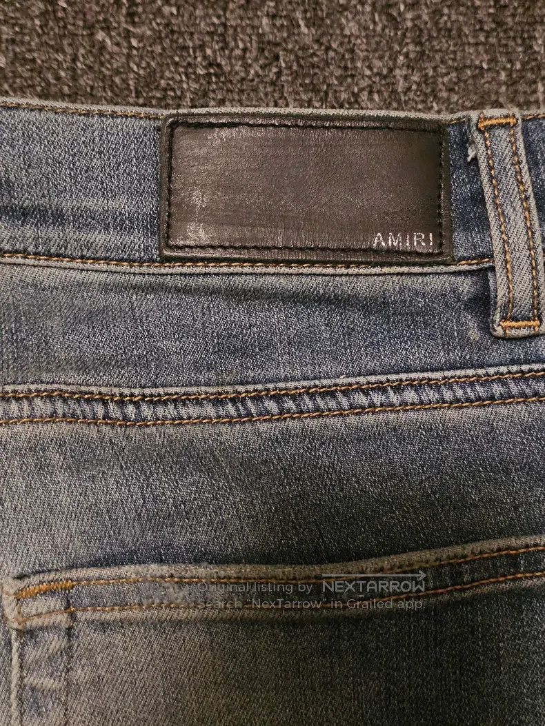 Amiri Amiri Palm Tree Denim Jeans Size US 34 / EU 50 - 6 Thumbnail