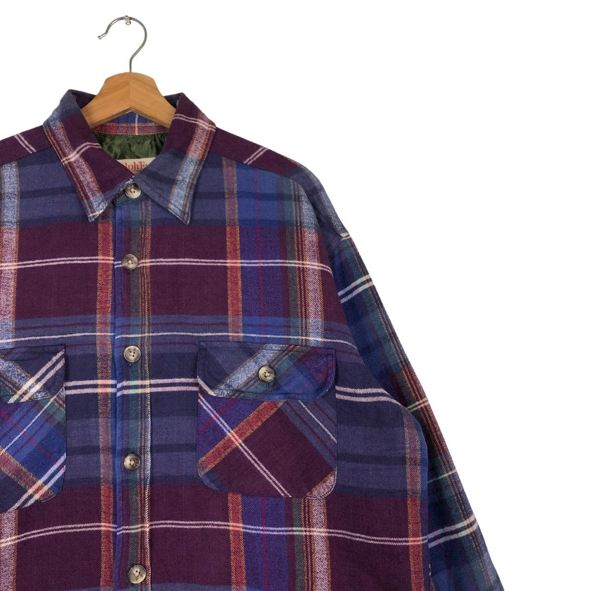 Japanese Brand 🔥VINTAGE CHORE JACKET RALPH ETON TARTAN DESIGN Size US L / EU 52-54 / 3 - 6 Thumbnail