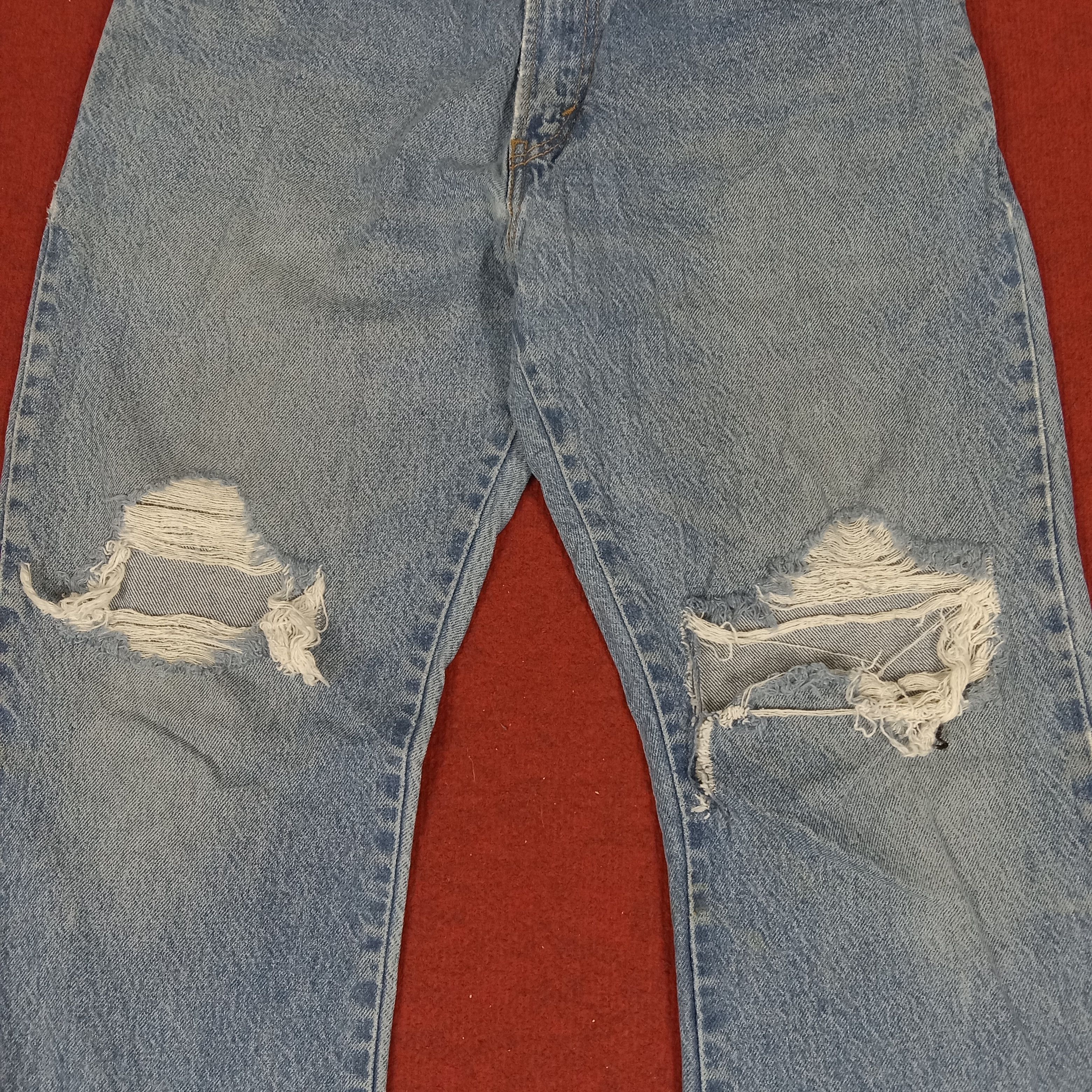 Levi's × Vintage Levis Daily Wear Rock Bootcut Style Distressed Jeans Size US 33 - 4 Thumbnail