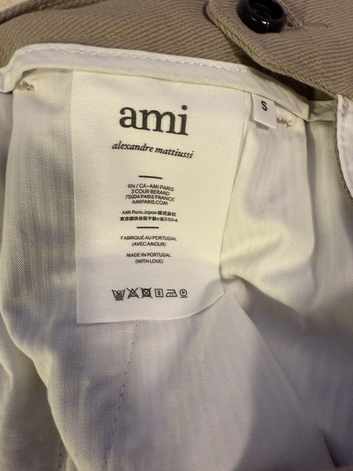 AMI Off-White Carrot Oversized Trousers Size US 29 - 3 Thumbnail