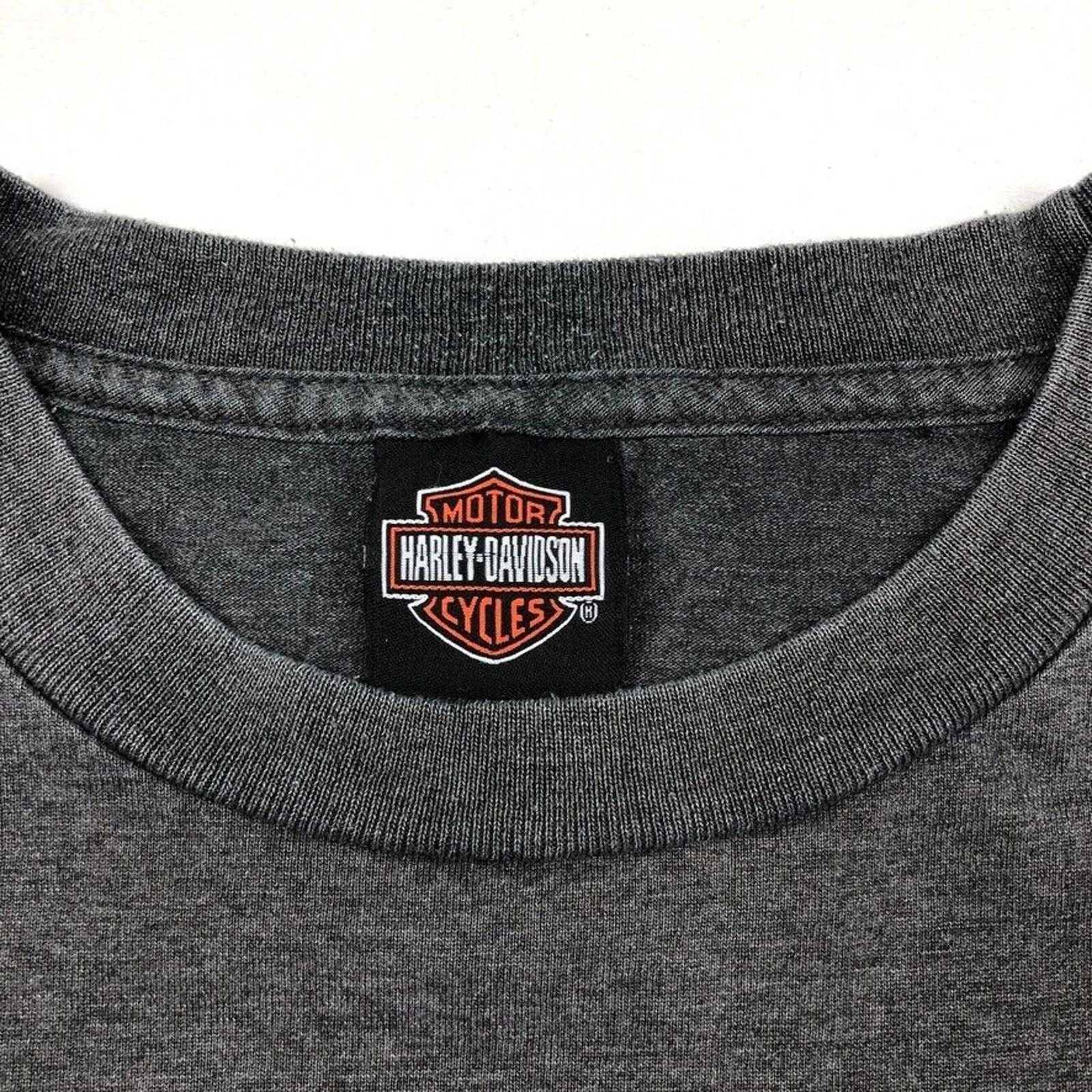 Harley Davidson × Vintage Harley Davidson Salem Oregon Gray Pocket Tee T Shirt Size XL Size US XL / EU 56 / 4 - 4 Thumbnail