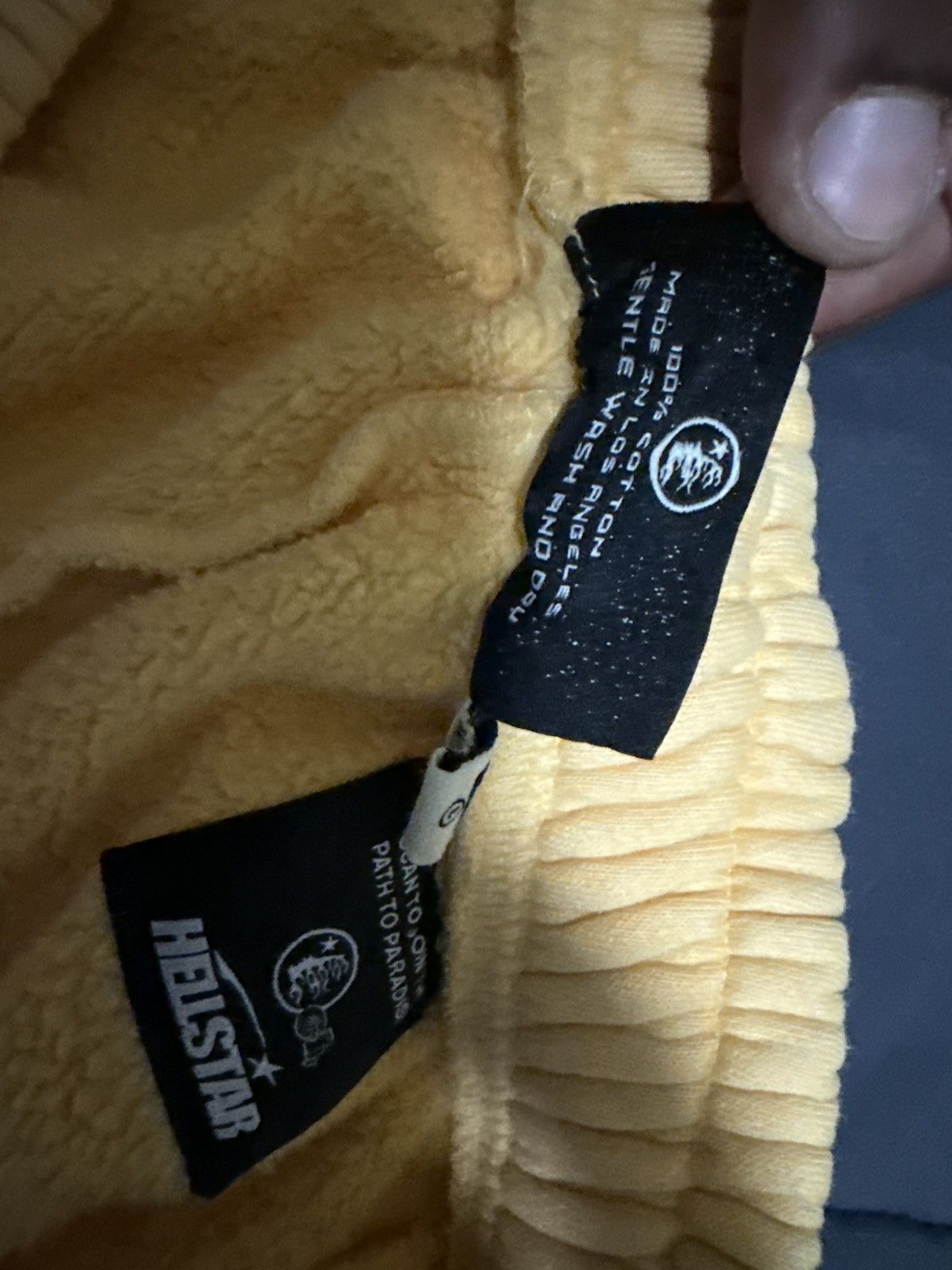 HELLSTAR Yellow flame shorts Size US 34 / EU 50 - 7 Thumbnail