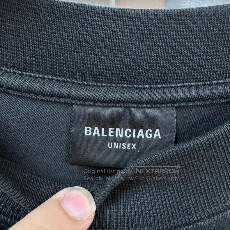 Balenciaga Balenciaga Reflective Logo Short Sleeve T-Shirt Size US M / EU 48-50 / 2 - 3 Thumbnail