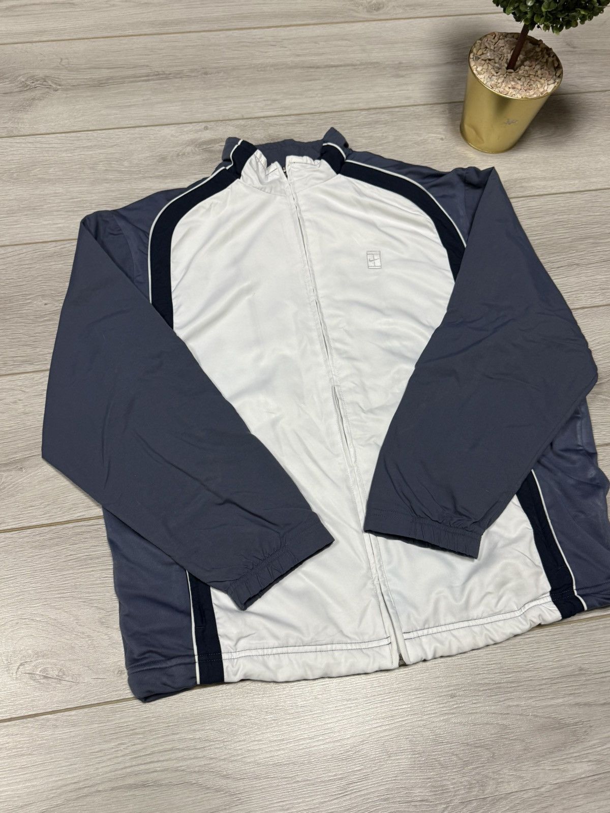 Nike Nike court vintage zip jacket windbreaker track Size US M / EU 48-50 / 2 - 5 Thumbnail