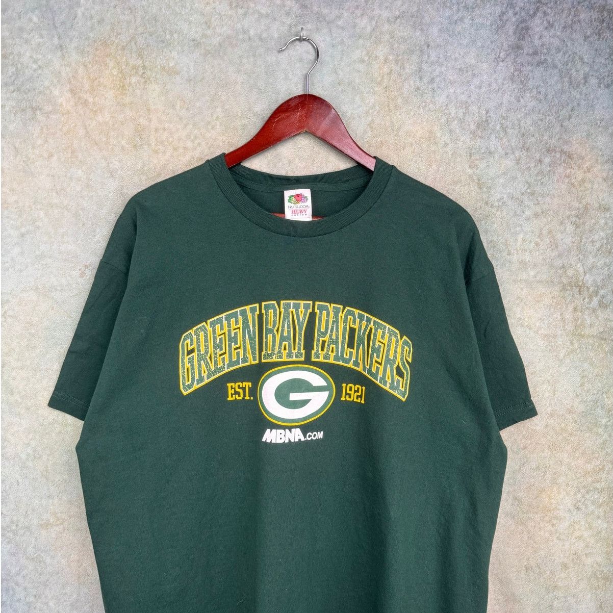 NFL × Vintage VTG 90s Green Bay Packers T Shirt Sz XL Green NFL Football Size US XL / EU 56 / 4 - 2 Thumbnail