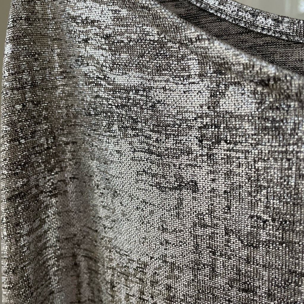 Other Torrid Foil Hacci Swing Cami Silver Metallic Adjustable Stra Size XXL / US 16-18 / IT 52-54 - 3 Thumbnail