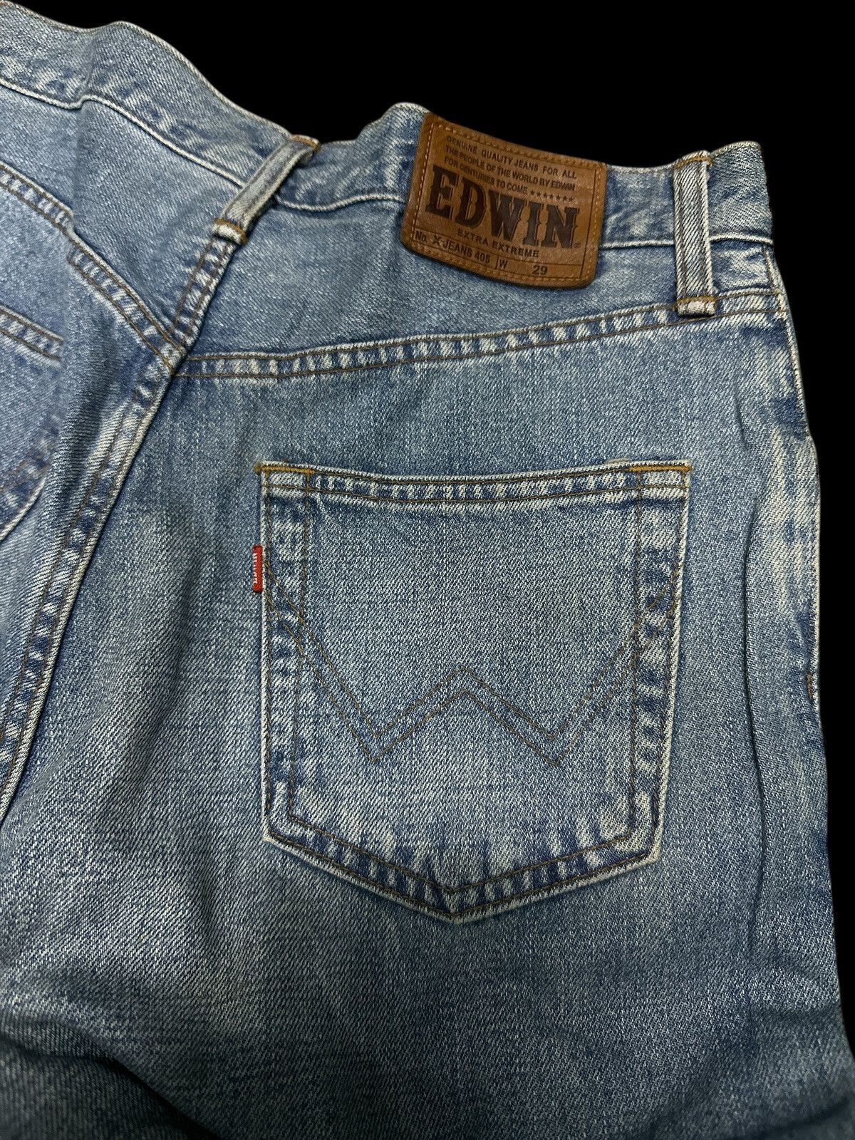 Vintage Vintage Edwin x Jeans 405 Extra Extreme Loose Style💥 Size US 30 / EU 46 - 5 Thumbnail