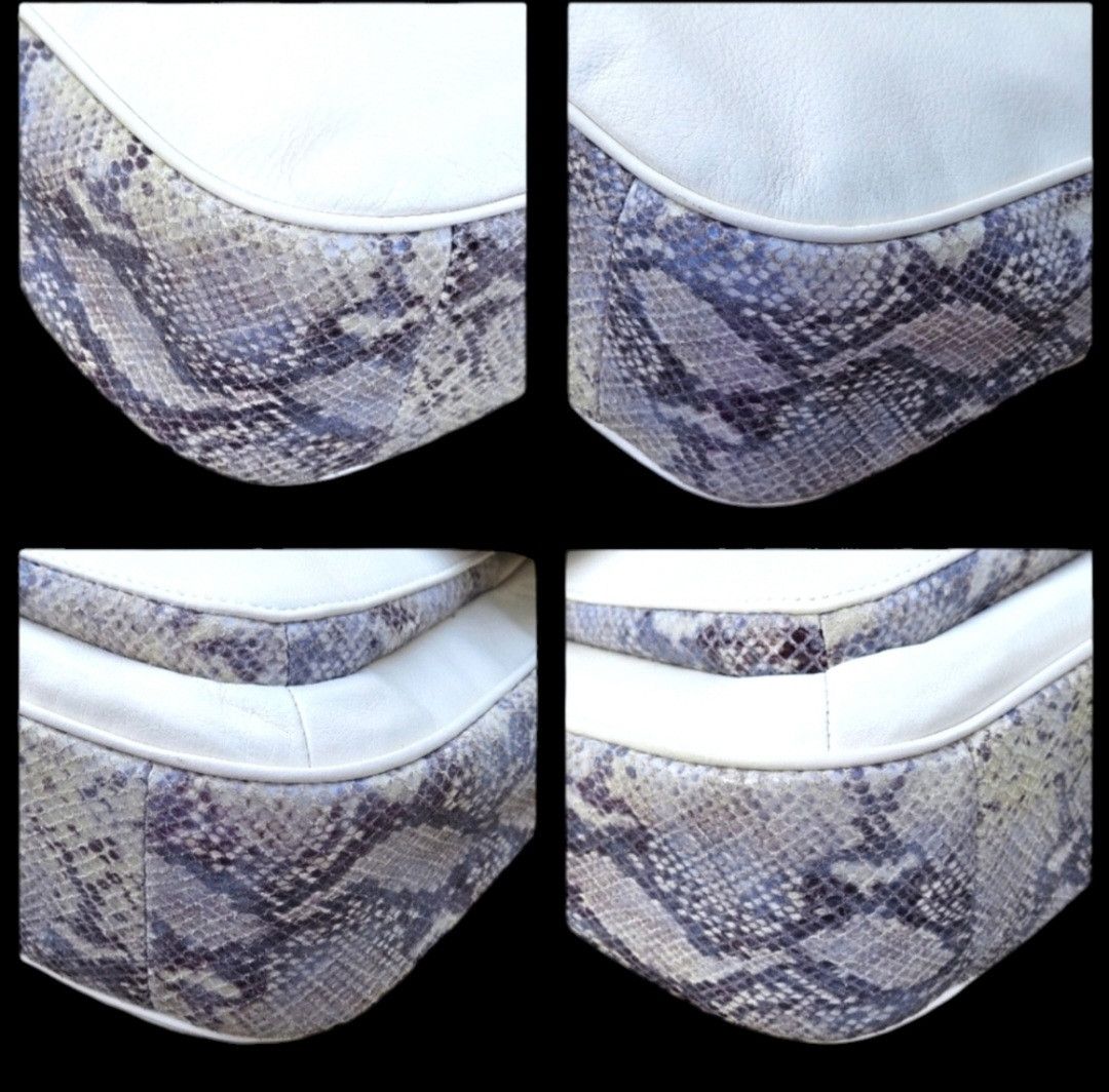 Coach Coach Taylor Mixed Leather Snakeskin Marin Flap Satchel Size ONE SIZE - 3 Thumbnail