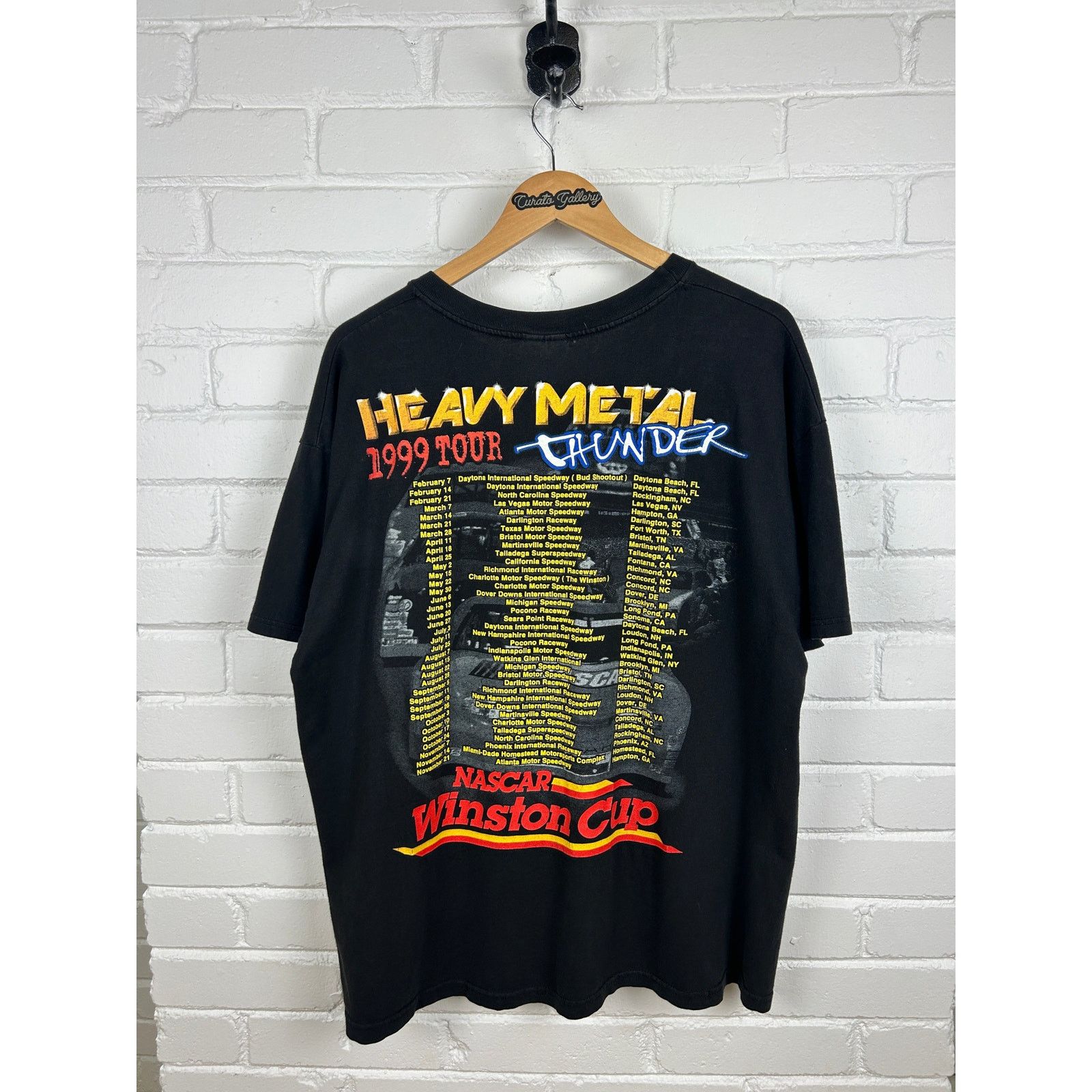 Vintage Vintage 1999 Nascar Racing Winston Cup Heavy Tour Shirt XL Size US XL / EU 56 / 4 - 2 Thumbnail