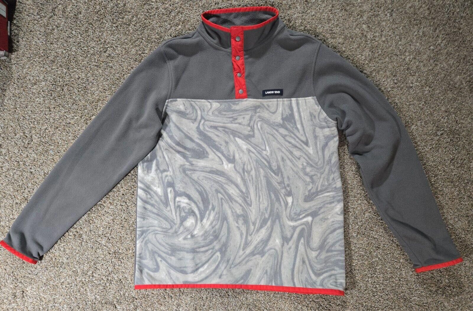 Grayers Multicolor Gray Pullover Fleece With Red Piping XL (18-20) Size US XXS / EU 40 - 1 Thumbnail